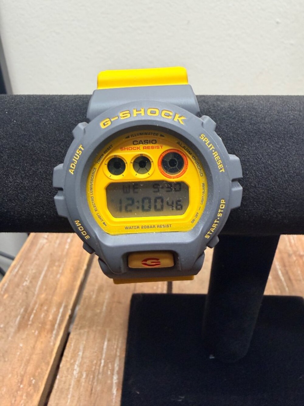 Casio G-Shock DW-6900 Yellow Grey Digital Watch
